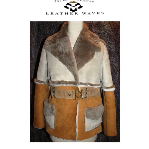 (#54) Belted Shearling Coat